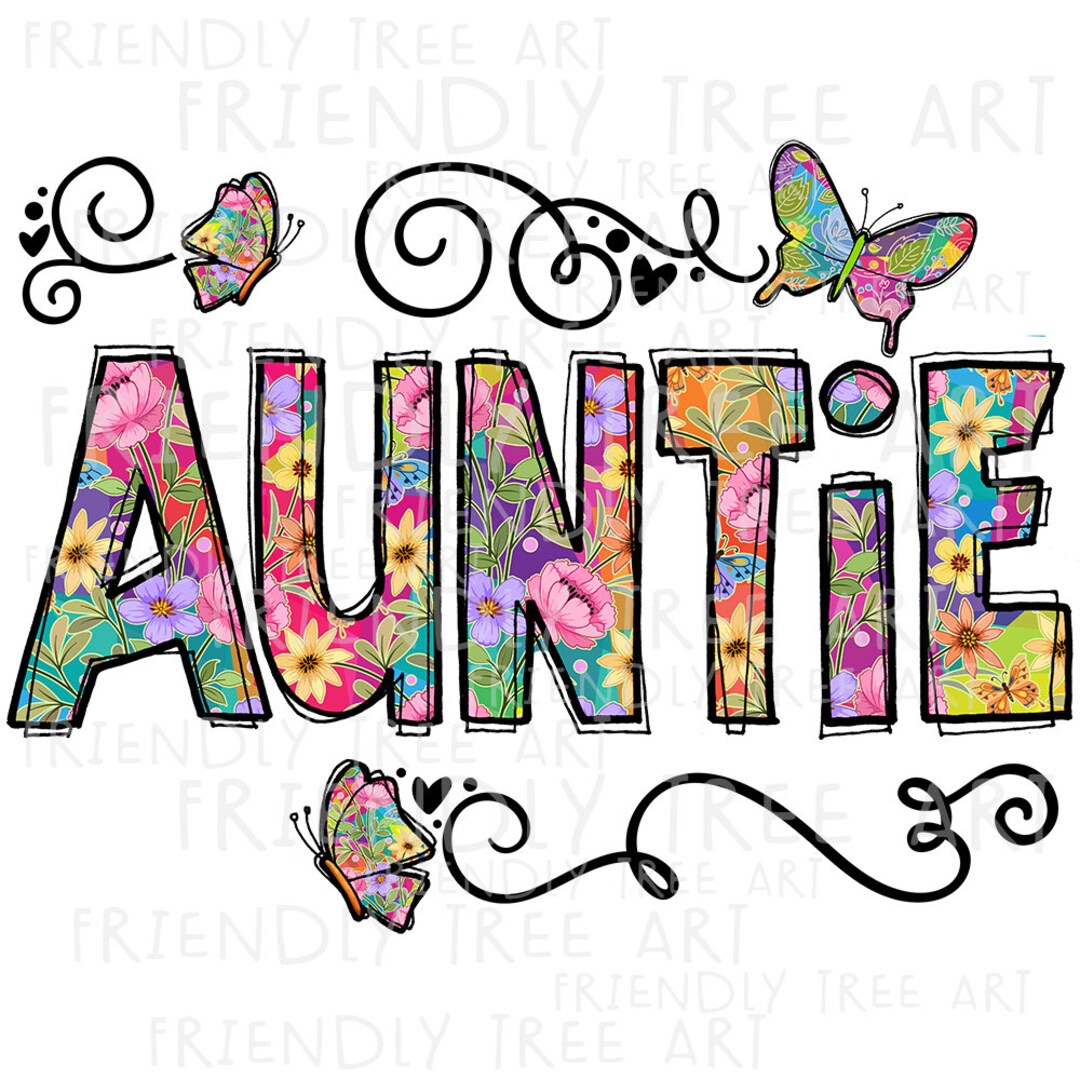 Auntie Png PNG Files for Sublimation Printing Auntie Life - Etsy