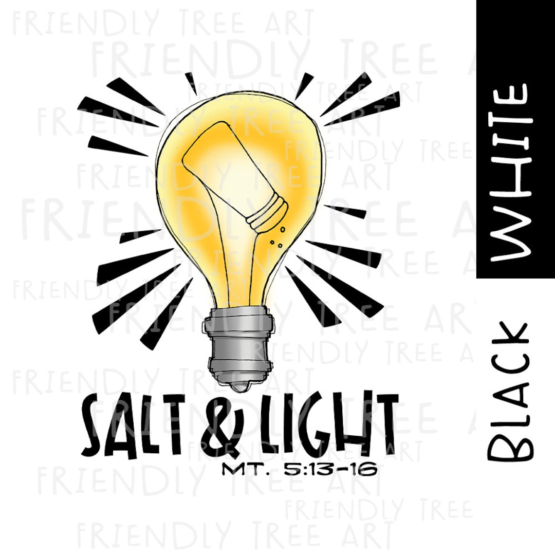 Salt and Light, PNG Files for Sublimation Printing, Jesus Png, Christian Png, Religious Png ...