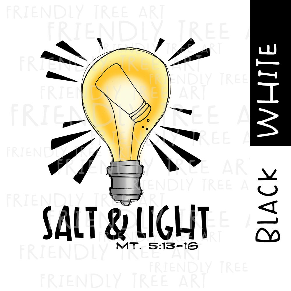 Salt and Light PNG Files for Sublimation Printing Jesus Png Etsy