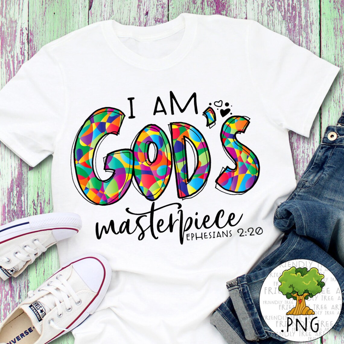 We Are God's Masterpiece PNG Files for Sublimation Etsy