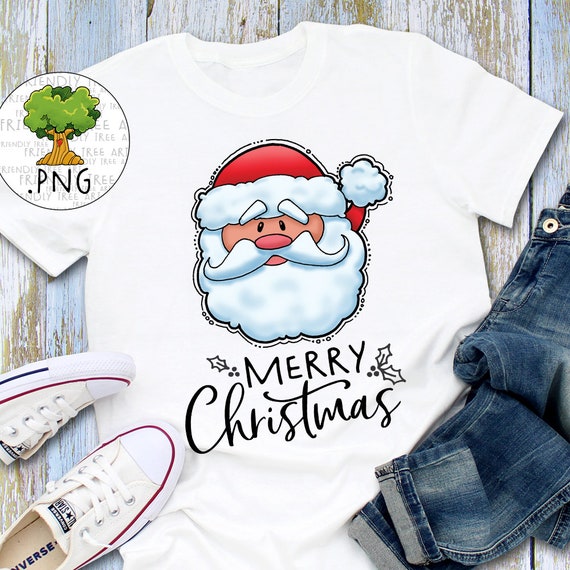 Merry Christmas Santa Png Santa Sublimation Png Design Santa Clipart Santa Png Whimsical Santa Claus Hand Drawn Png Christmas Png