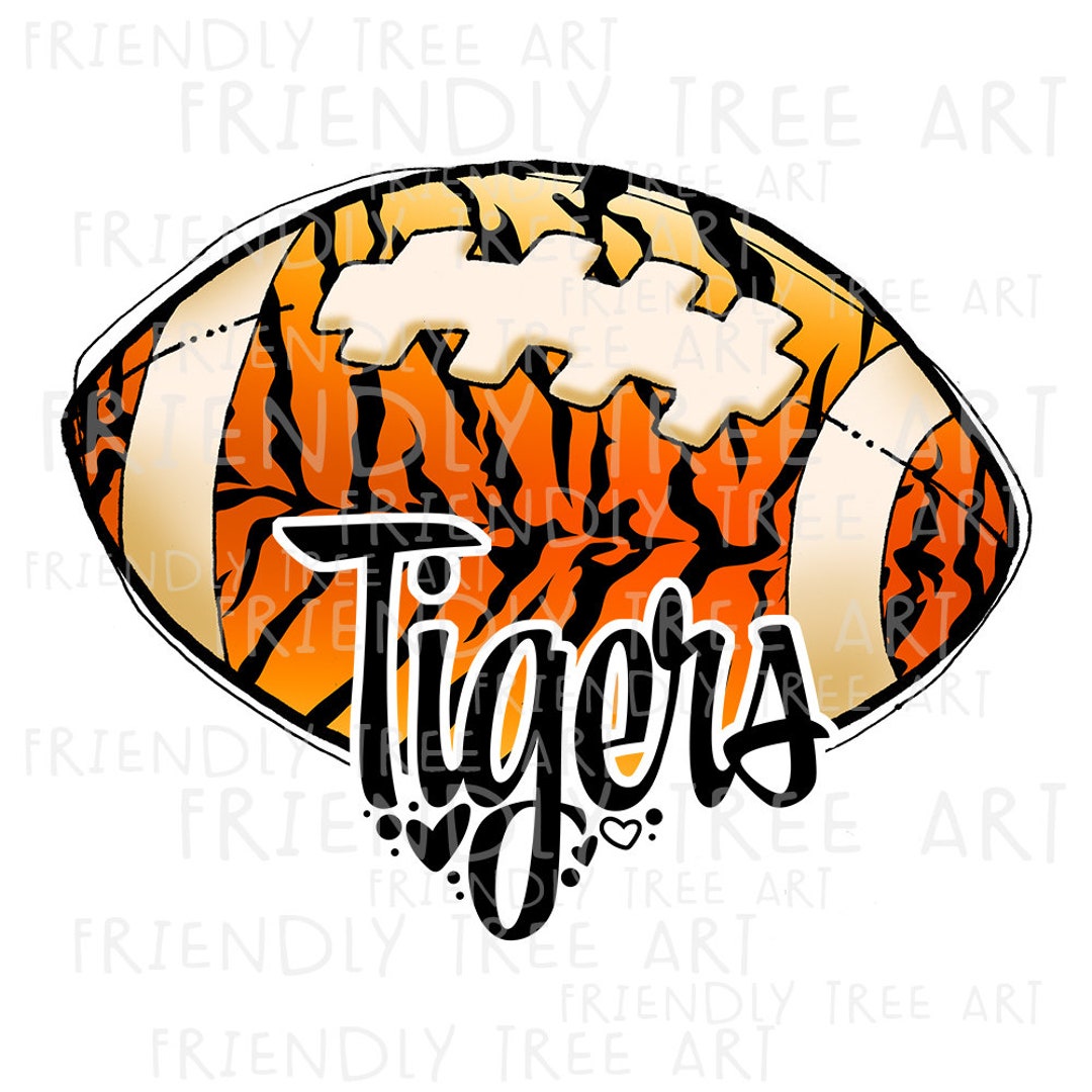 Tigers Football Png, Png Files for Sublimation Printing, Tigers Png ...