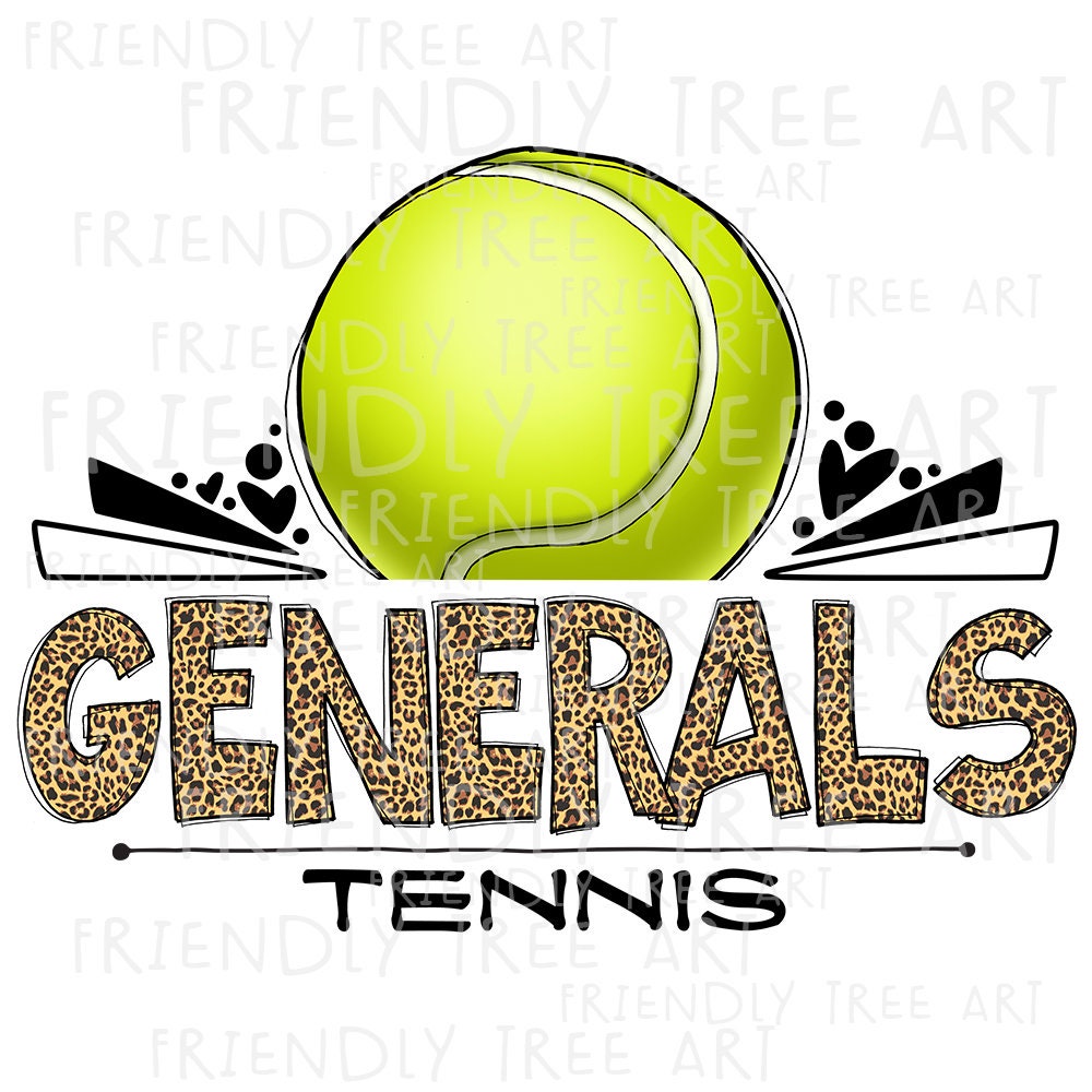 Generals Tennis Png Png Files For Sublimation Printing Go Etsy