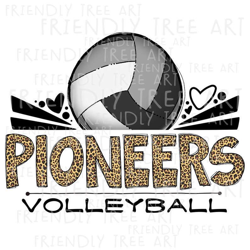 Pioneers Volleyball Png Png Files for Sublimation Printing - Etsy
