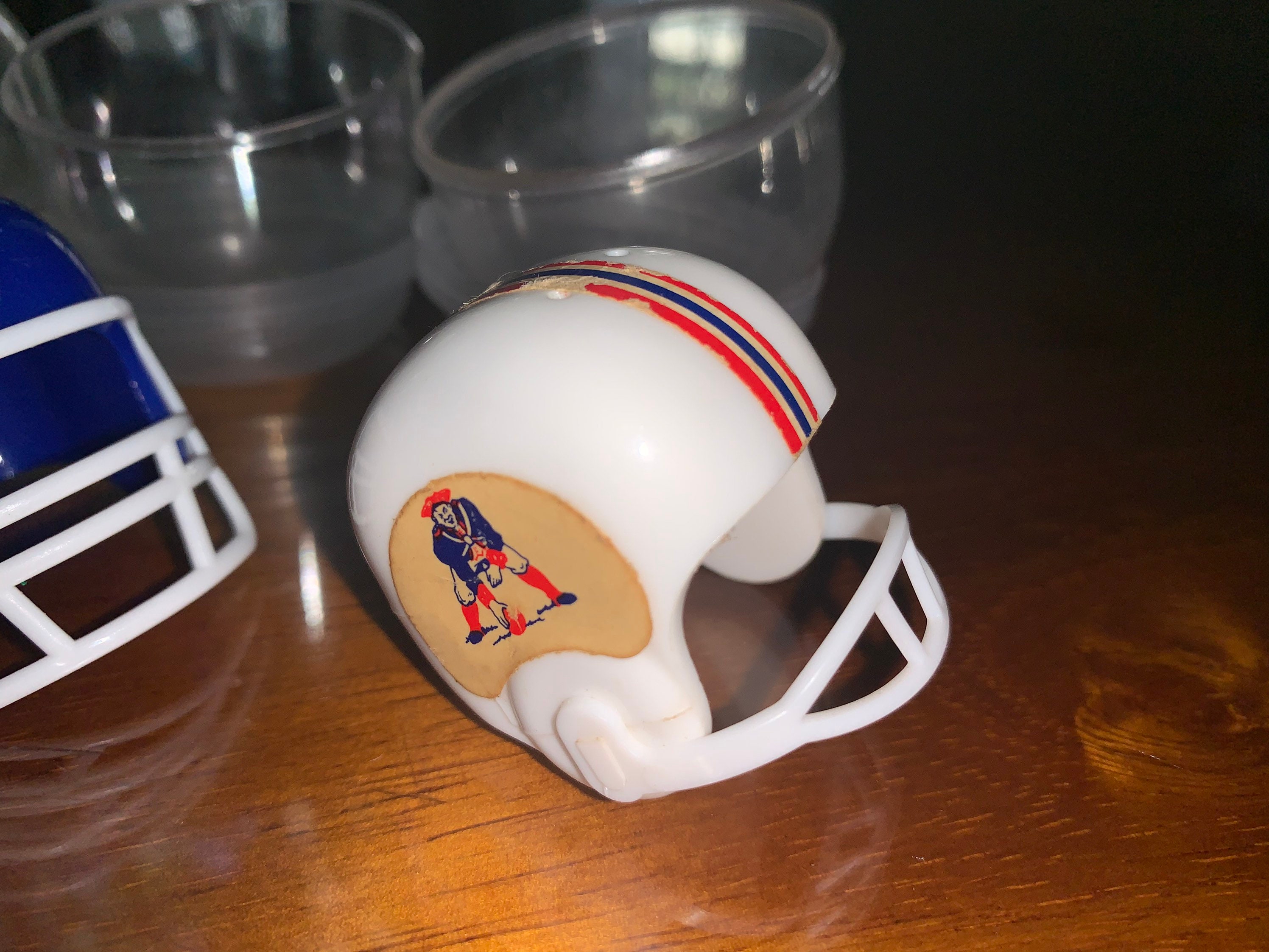 Lot of 4 New England Patriots mini Gumball helmets & NFL Etsy