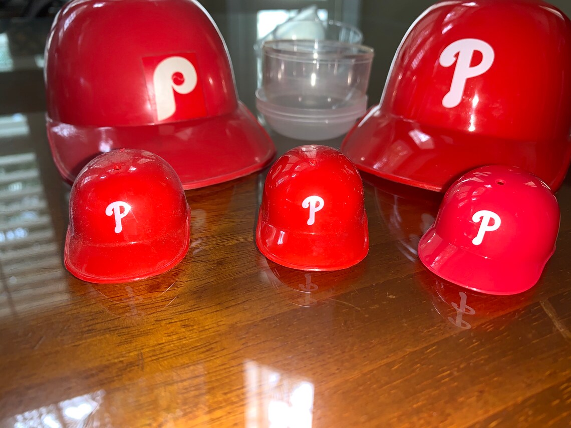 Lot of 5 Philadelphia Phillies mini batting helmets 2 ice Etsy