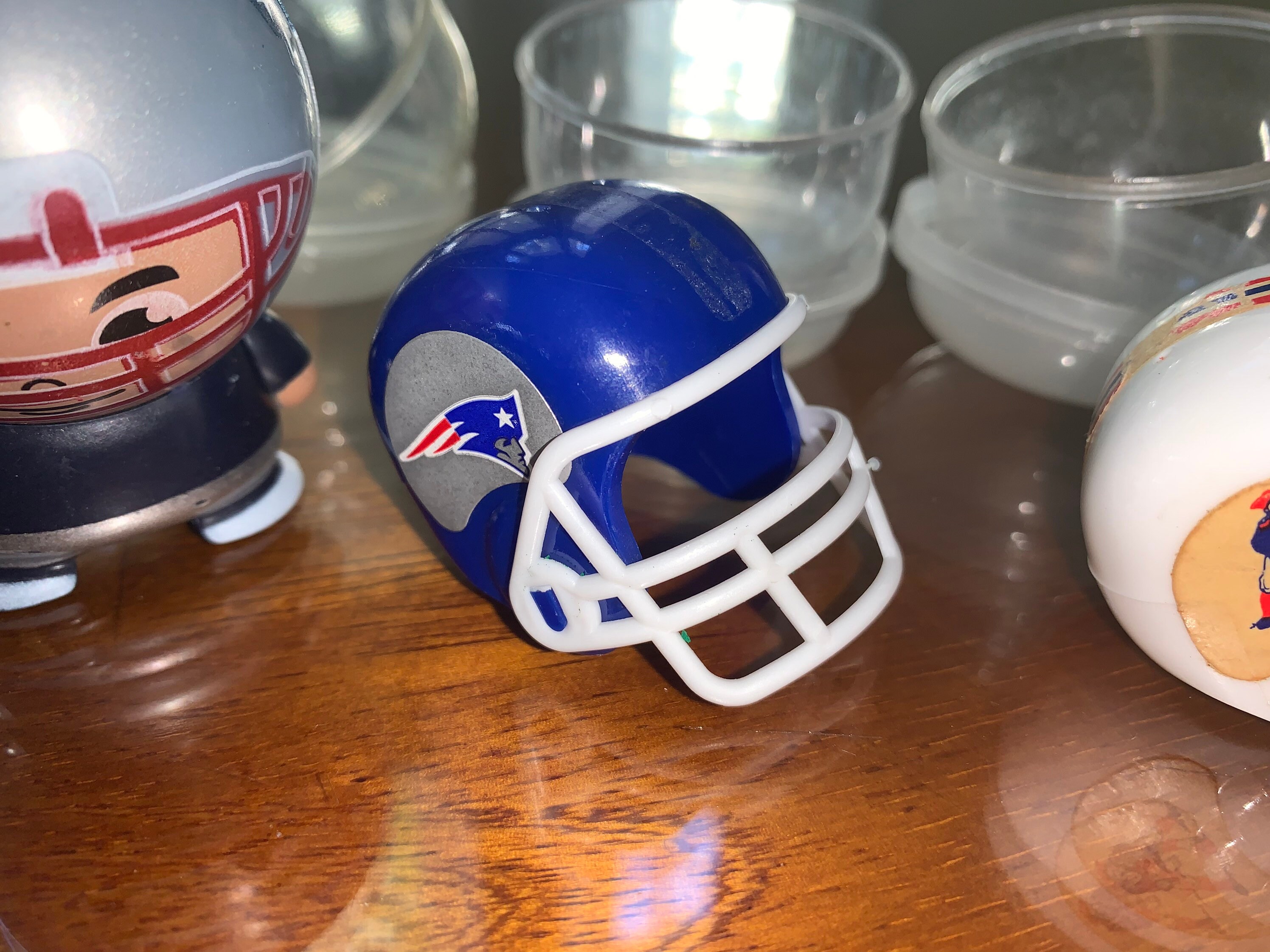 Lot of 4 New England Patriots mini Gumball helmets & NFL Etsy