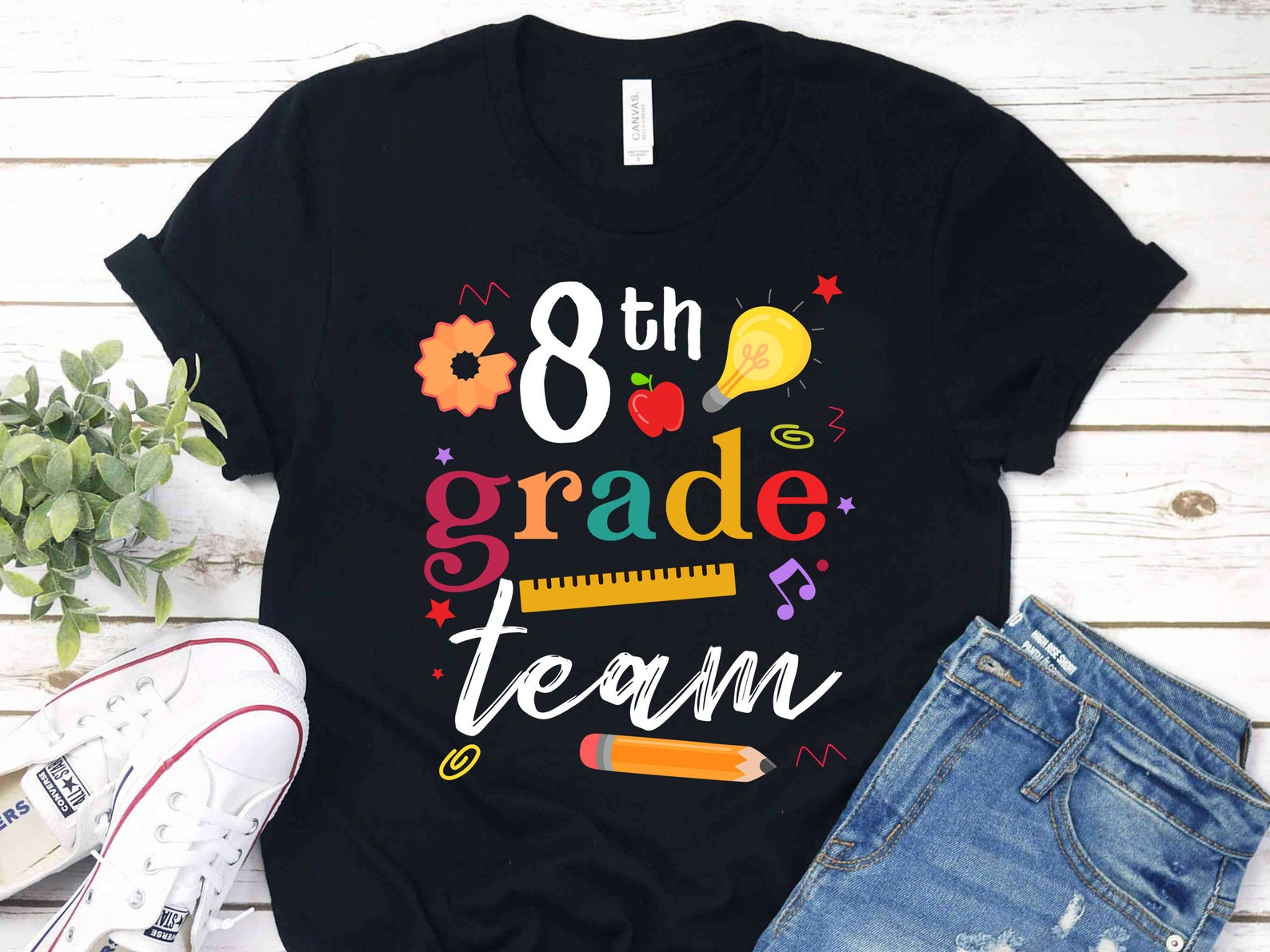 Eighth Grade Team Shirt 8th Grade Shirt Teacher Shirt | Etsy