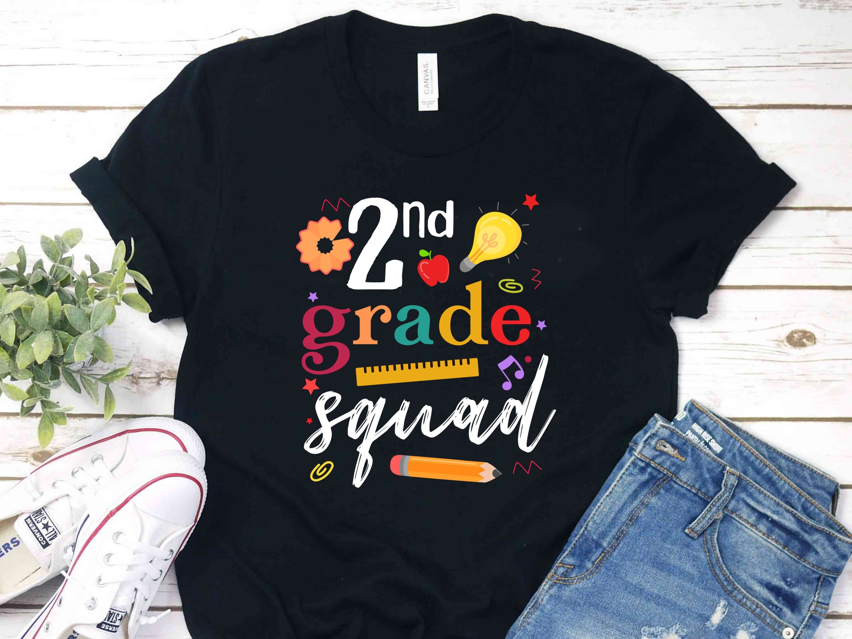 back to school shirts for 2nd grade