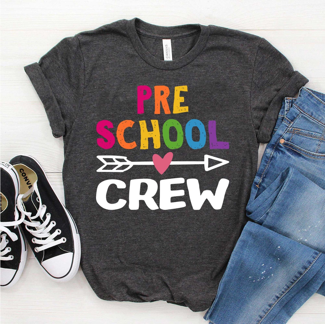 Preschool Crew Shirt Preschool Teacher Shirt Pre | Etsy