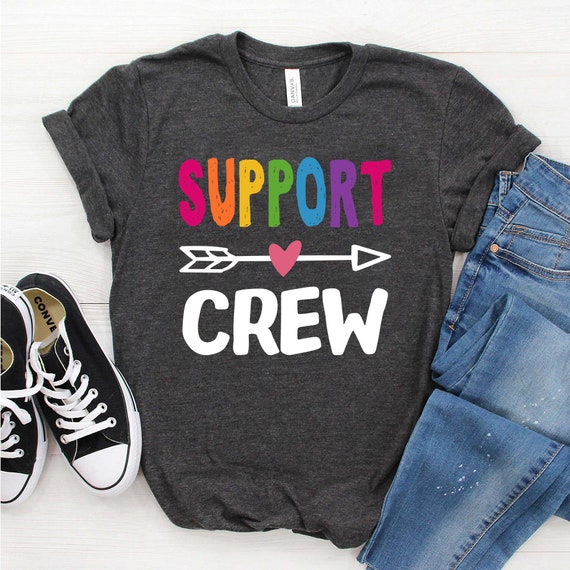 Support Crew Shirt Support Squad Shirt Support Shirt | Etsy
