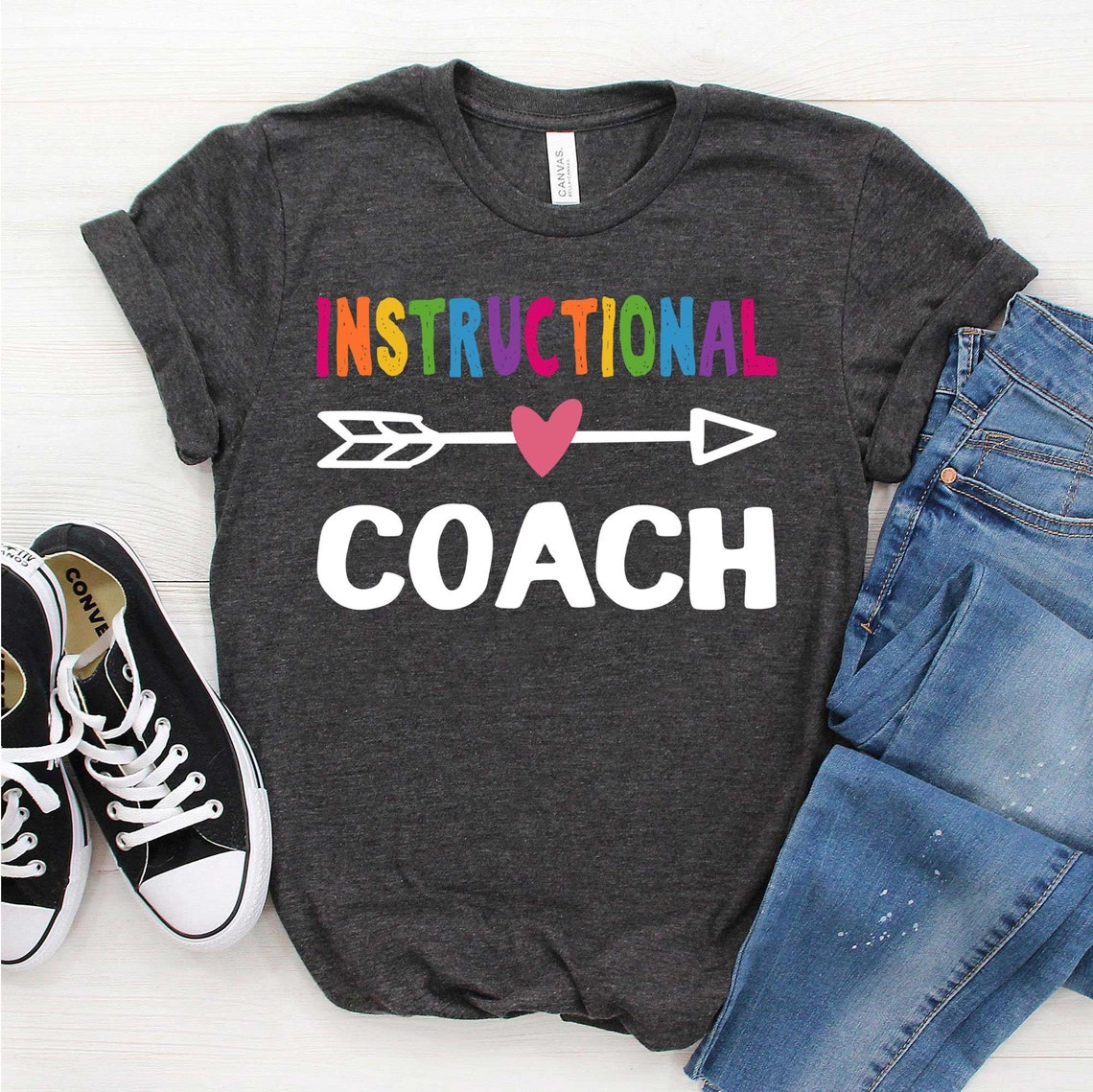 Instructional Coach Shirt Coach Shirt Coach Gift Leraar Etsy