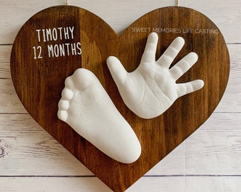 baby hand and foot impressions