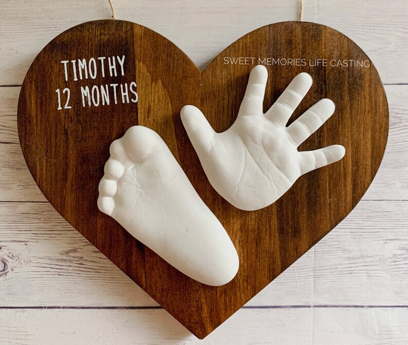 Baby Hand and Feet Casting Baby Imprint Baby Hand Print Etsy