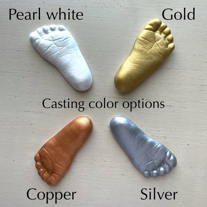 Baby Hand and Feet Castingdiy Casting Kitfootprintbaby Etsy