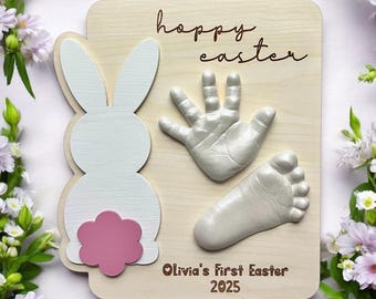 Baby Hand & Fuß gießen Ostern Andenken: Personalisierte Kinderzimmer Dekor