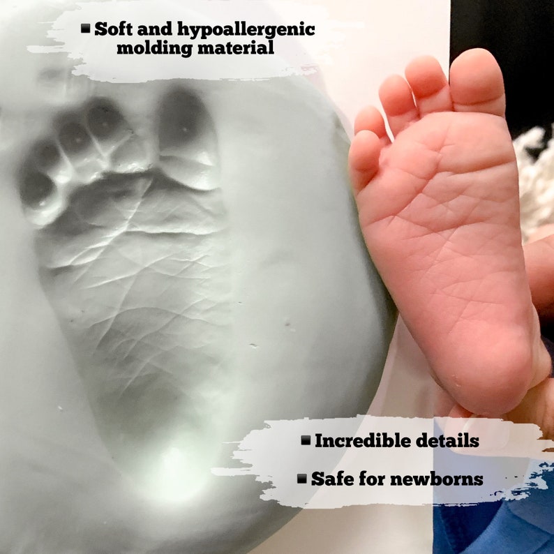 Baby hand and feet casting baby imprint baby hand print Etsy