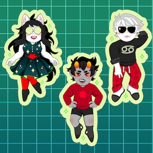 Glow in the Dark Homestuck Schlüsselanhänger