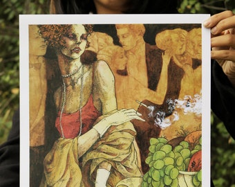 STUDIO SALE! Rare Red Meat | A3 Fantasy Art Print