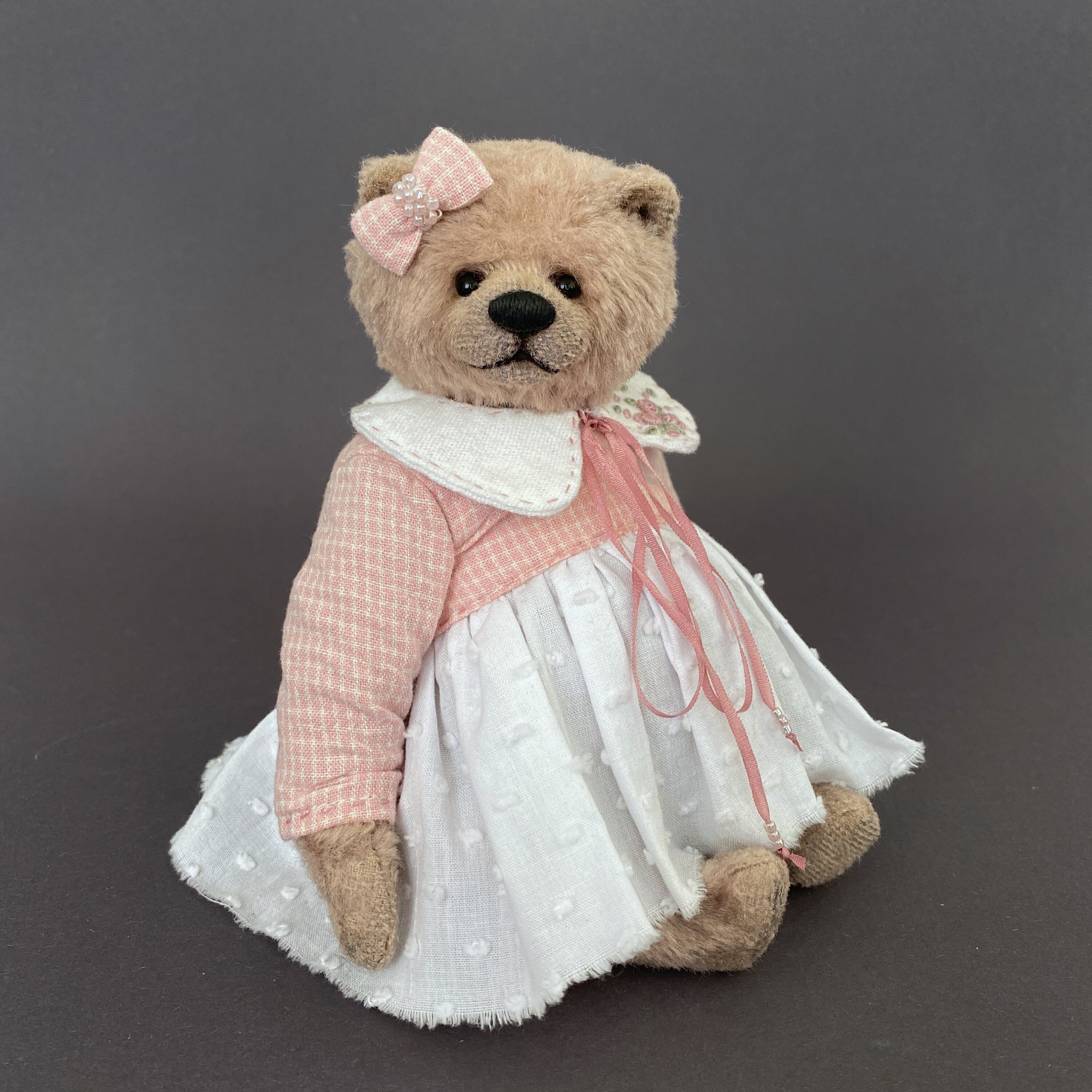 Teddy Bear/memory bear/handmade bear/memory of loved one/Keepsake