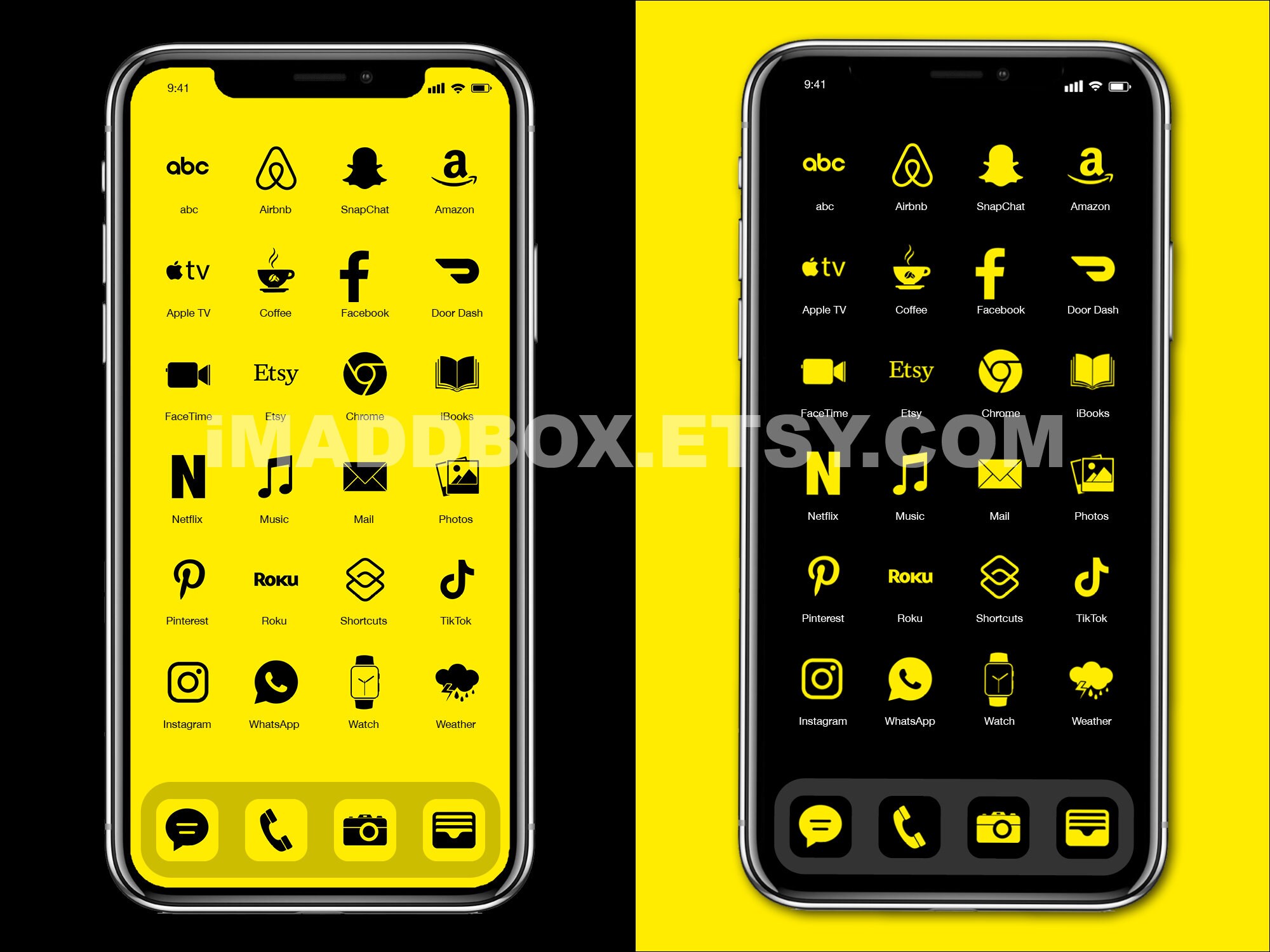 Yellow iOS 14 Icons 150 Yellow iPhone Icons App Icons for Etsy