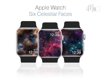 Celestial Apple Watch Wallpaper – Space iWatch Faces (Digital Download)