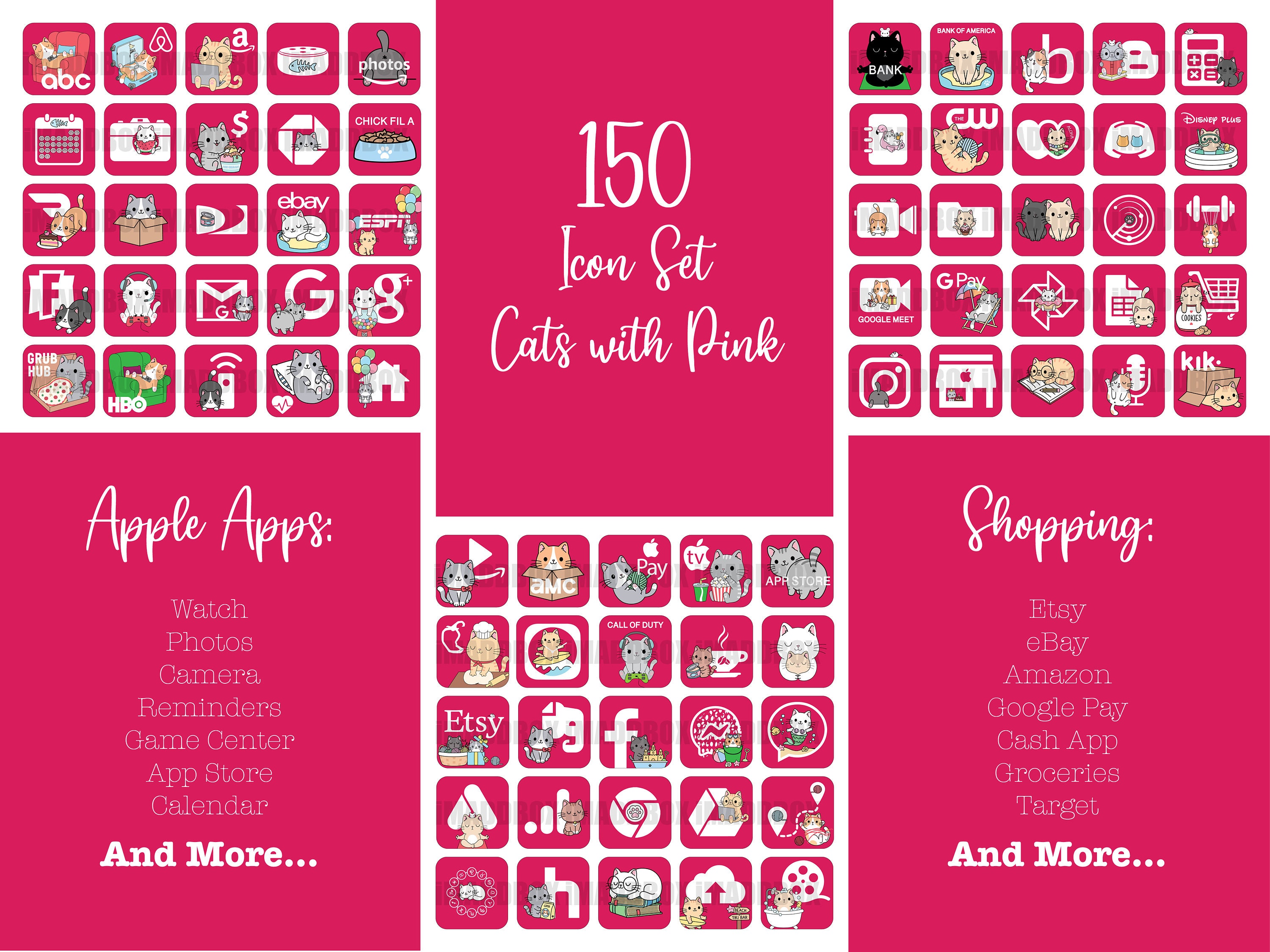 cat App icon pack [MJVQKIojwtgsERijhA7x] by Divine.Melody