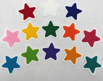 Star Chenille Patch - Sew On - Available In Different Colors!