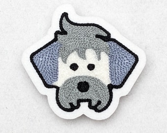Chainstitch Dog Patch - Vintage Style Sew-On Applique