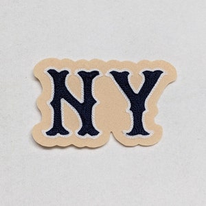 Vintage Style Chainstitch NY Patch - Sew On