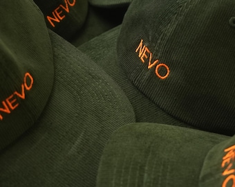 Kappe aus Cord | Spruch Cap bestickt | Edles Geschenk für Männer