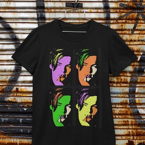 Vintage Style Pop Art Young Leonardo DiCaprio Unisex Tee Shirt for Dicaprio Fans