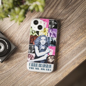 Carrie Bradshaw Sex And The City iPhone 14 Flexi Cases for SATC fans.