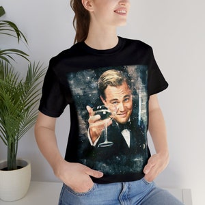 Vintage The Great Gatsby Shirt Leonardo DiCaprio Unisex Tee Shirt for Leo fans The Great Gatsby fans