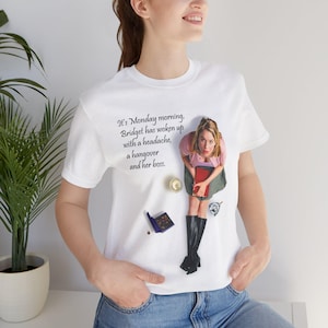 Vintage Retro look Bridget Jones&#39;s Diary funny movie quote Renee Zellweger fan art Unisex Fit Shirt Funny Romantic movie Shirt movie fans