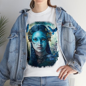 Pretty Avatar Girl Science Fiction fans Tee Shirt
