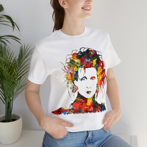 T-shirt in jersey unisex a tema vintage retrò anni &#39;90 per i fan dei film di Hollywood