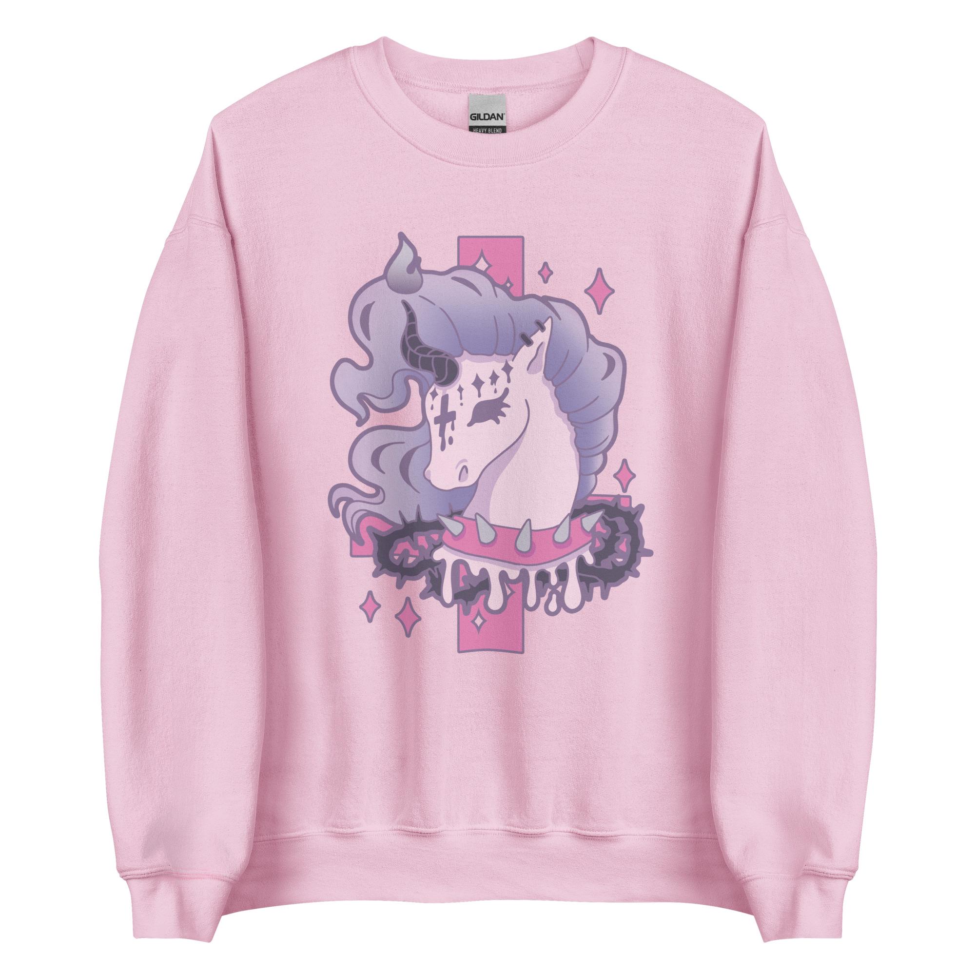 Pastel Goth Unicorn Sweatshirt