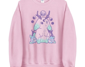 Pastel Goth Jackalope Sweatshirt