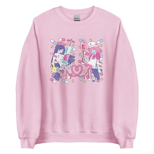 Kawaii Pastel Goth Menhera Nurse Sweatshirt