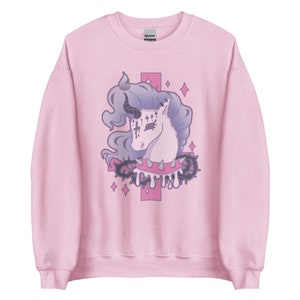 Kawaii Unicorn Pastel Goth Sweatshirt