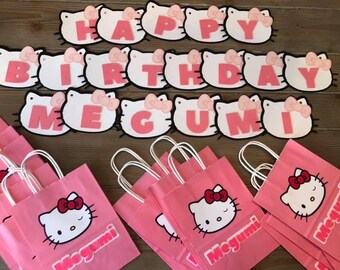 Hello Kitty Banner Etsy