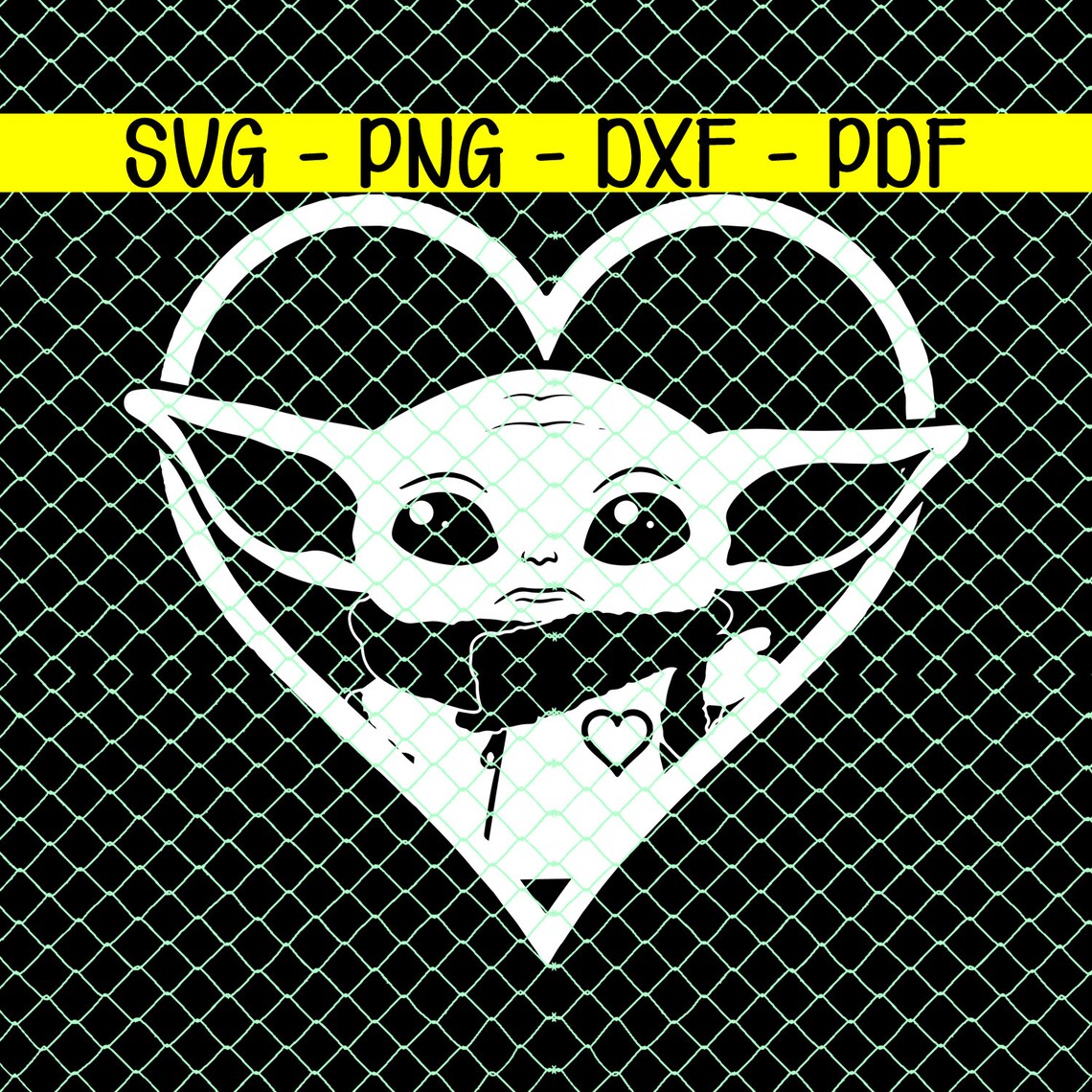Free Free 116 Baby Yoda Svg Valentine SVG PNG EPS DXF File
