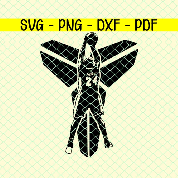 Kobe Bryant Svg Png Dxf PDf Files / Rip Kobe Bryant Svg | Etsy