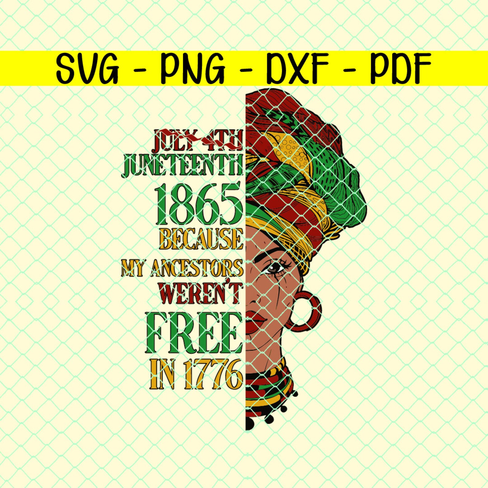 Download Afro Women Juneteenth day Svg Png Dxf Pdf African American ...