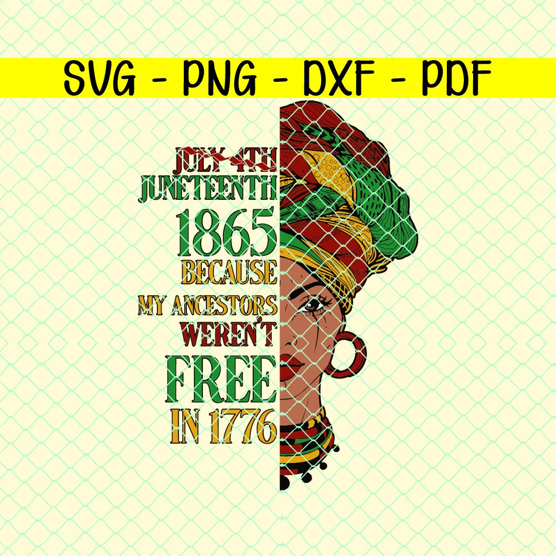 Download Afro Women Juneteenth day Svg Png Dxf Pdf African American | Etsy
