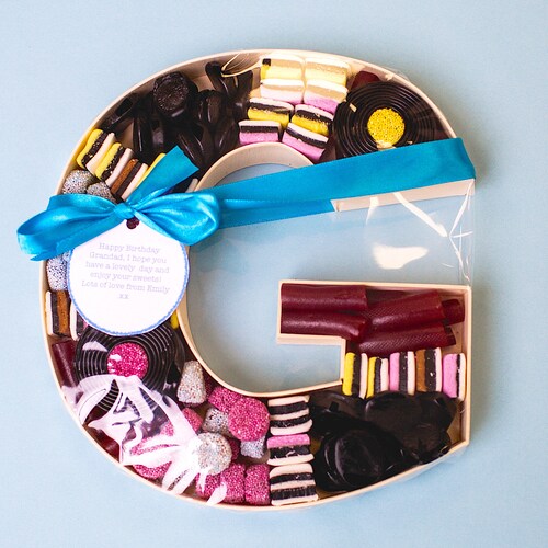 Sweet Treat Letter Personalised Birthday Gifts Sweet Gifts - Etsy UK