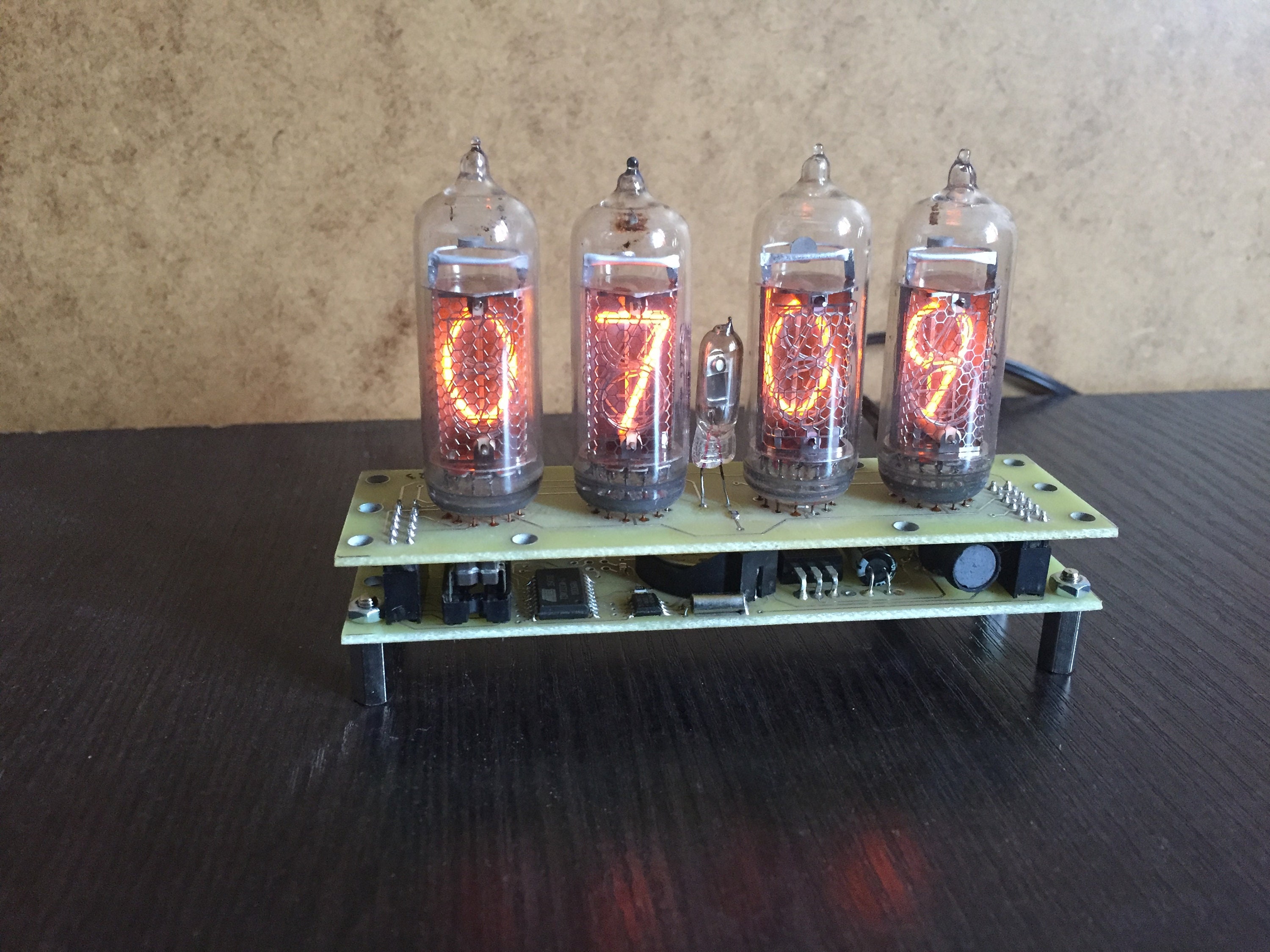 Nixie tube clock in14 white Christmas gift nixie clock Etsy