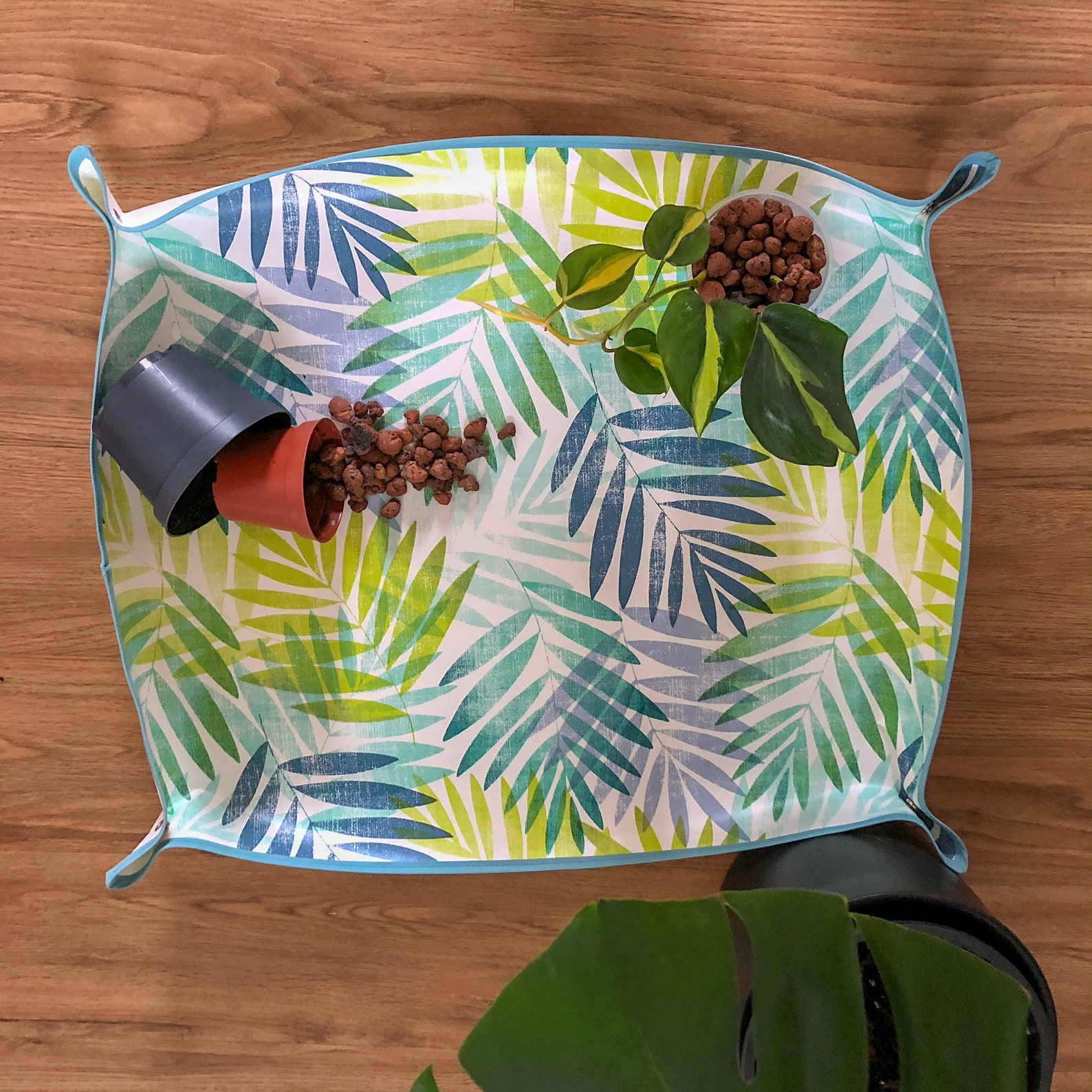 Large Repot Mat Plant Repotting Square Mat Waterproof Etsy