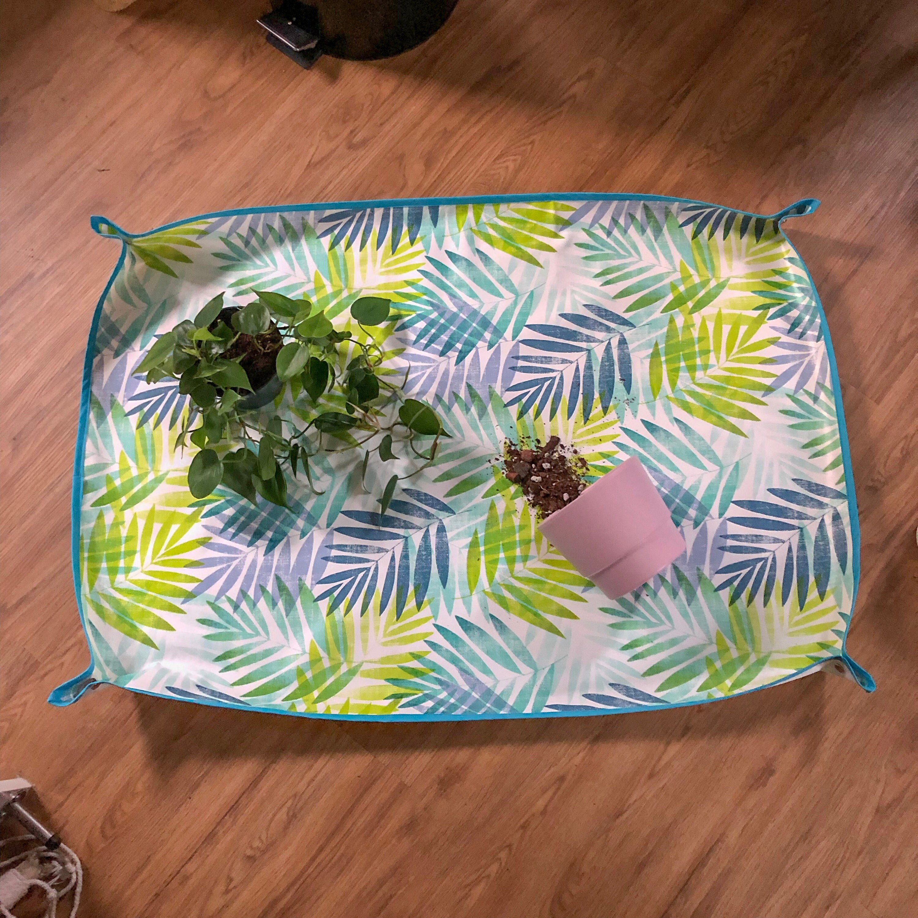 Large Gardening Transplanting Pot Pad Plant Repotting Square Etsy